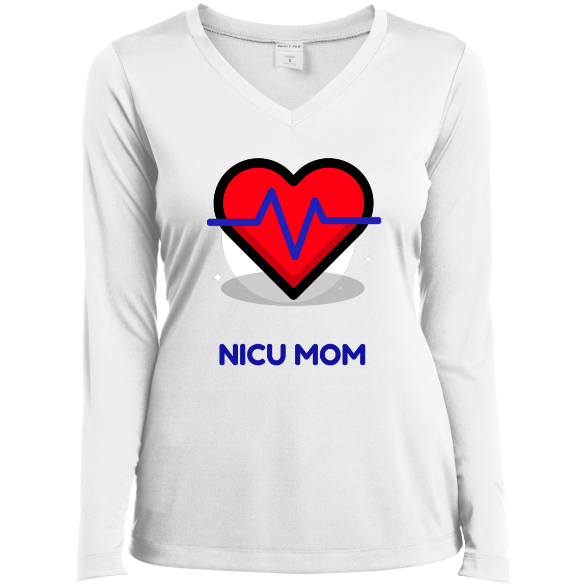 LST353LS Ladies’ Long Sleeve Performance V-Neck Tee