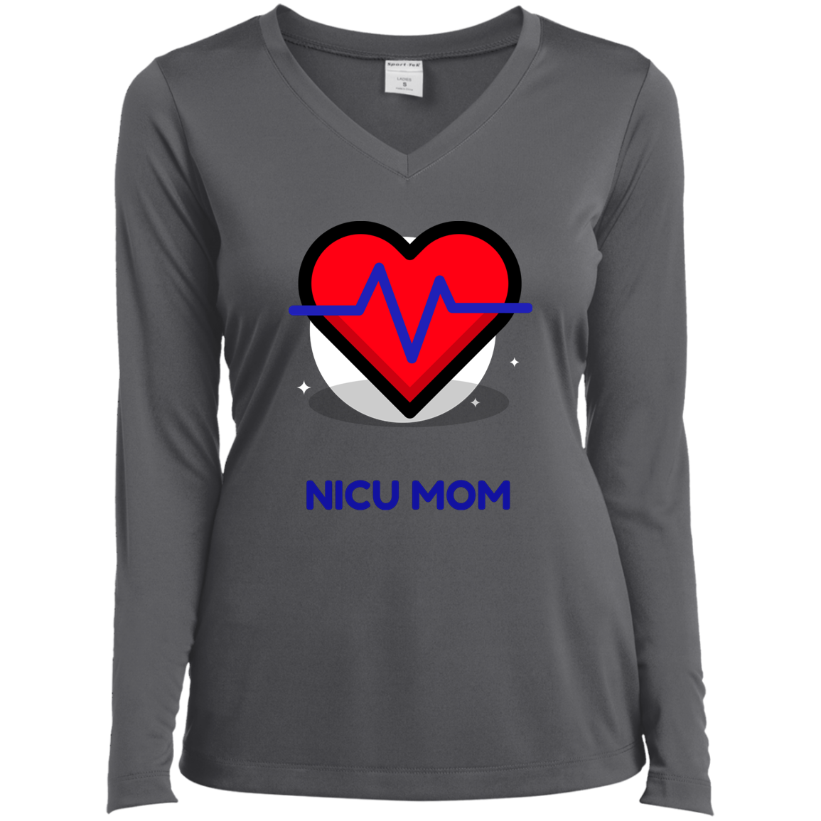 LST353LS Ladies’ Long Sleeve Performance V-Neck Tee