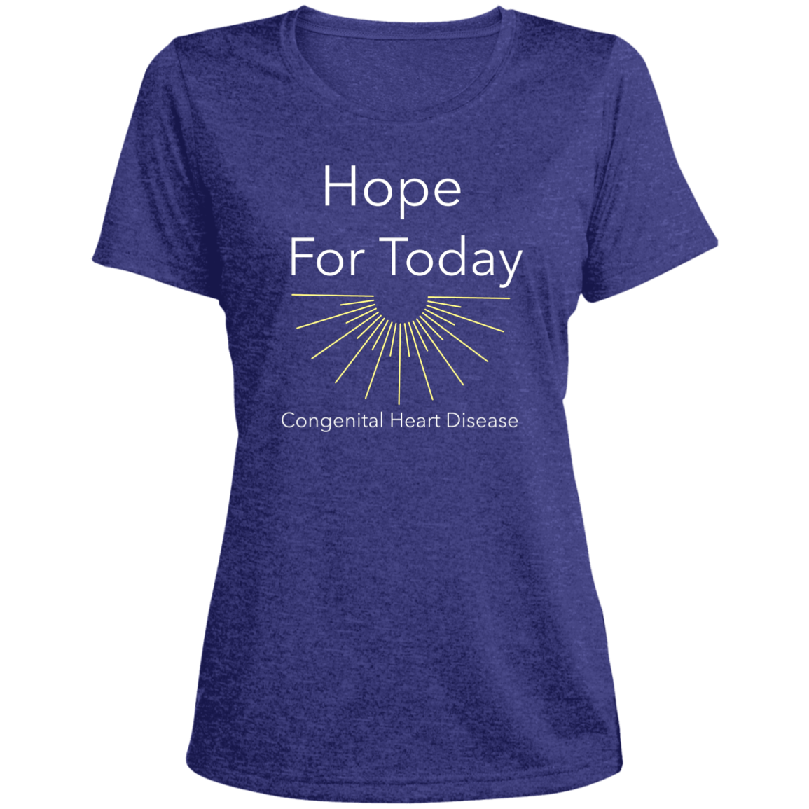 LST360 Ladies' Heather Scoop Neck Performance Tee